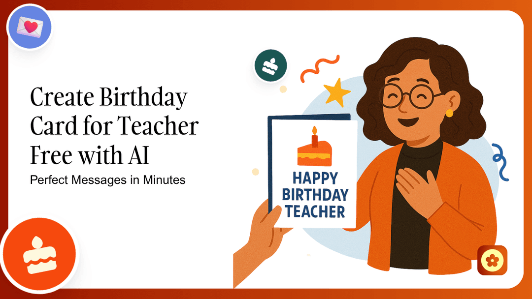 Create Birthday Card for Teacher Free with AI |  Perfect Messages in Minutes