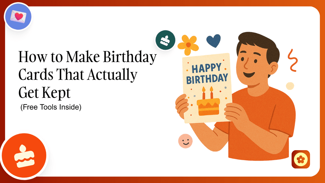 How to Make Birthday Cards That Actually Get Kept (Free Tools Inside)